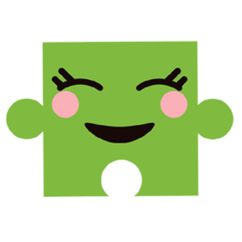 Quebra cabeças verde da Clinica Sensory