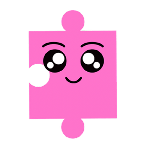 Quebra cabeças rosa da Clinica Sensory